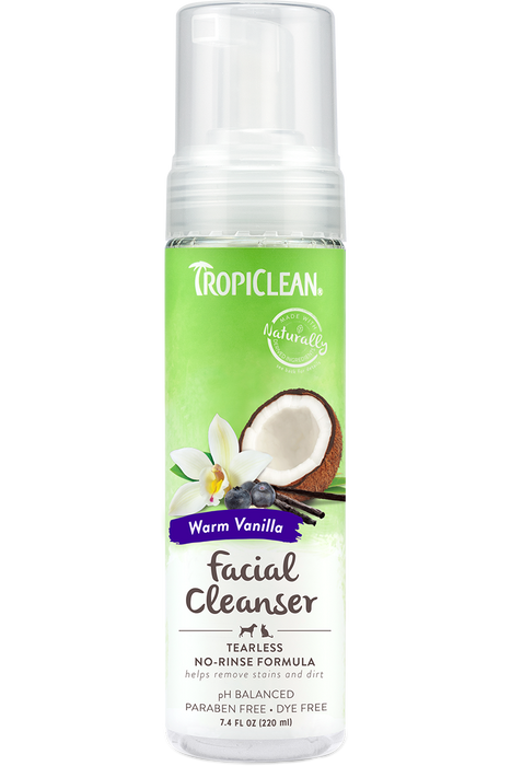 TropiClean Warm Vanilla Facial Cleanser