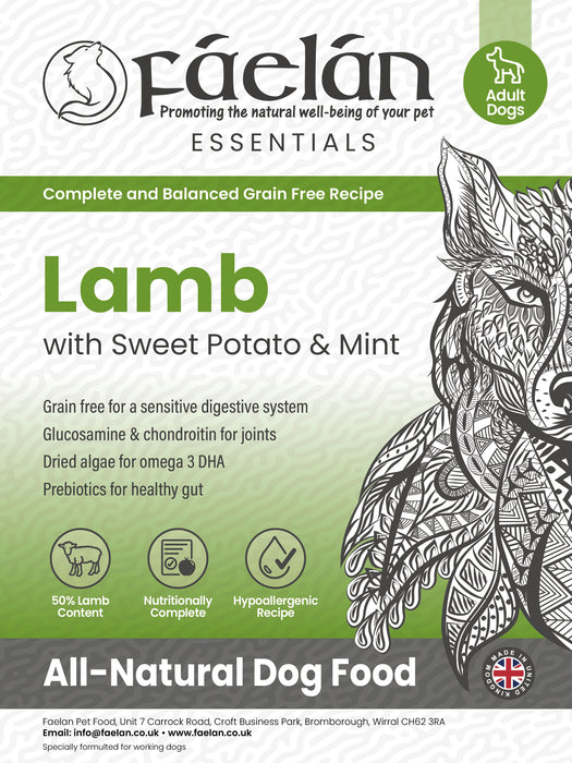 Essentials Grain Free Lamb with Sweet Potato & Mint