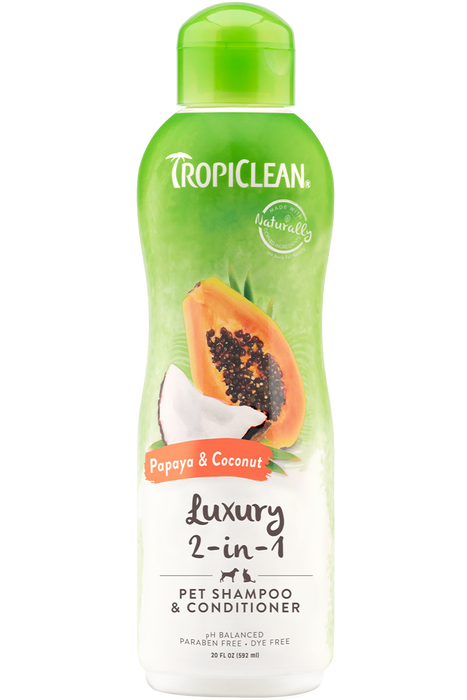 TropiClean Papaya & Coconut Shampoo