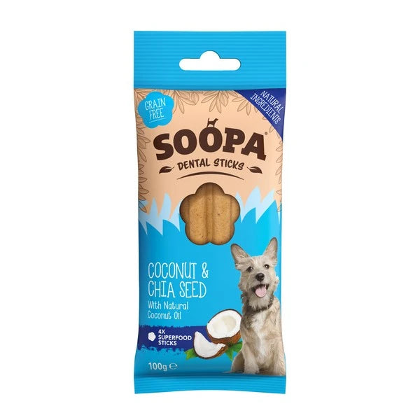Coconut & Chia Seed Dental Sticks