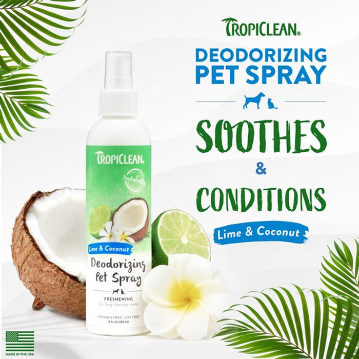 TropiClean Lime and Coconut Deodorising Spray