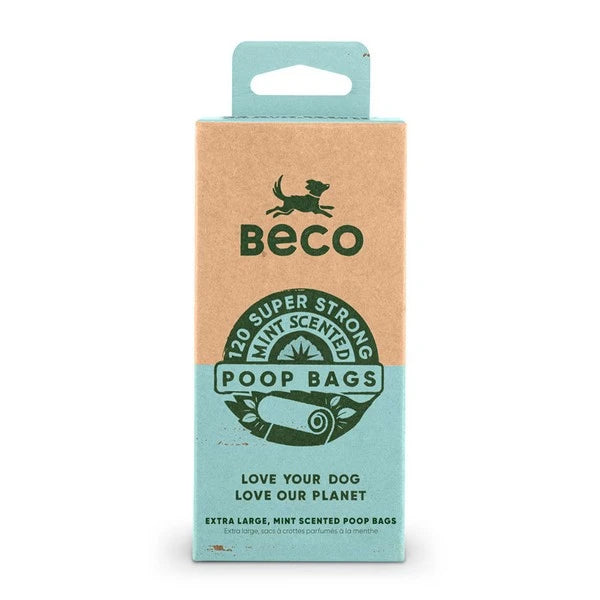 Mint Scented Recycled Poop Bags