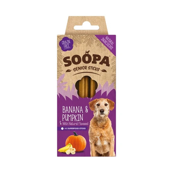 Banana, Pumpkin & Flaxseed Senior Dental Sticks