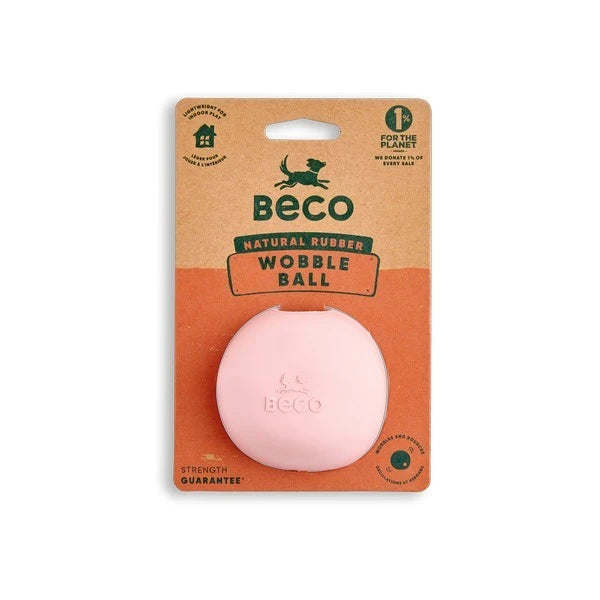 Natural Rubber Ball Toy Pink