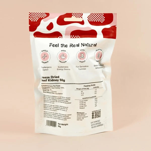 Freeze Dried Beef Kidney for Dogs & Cats