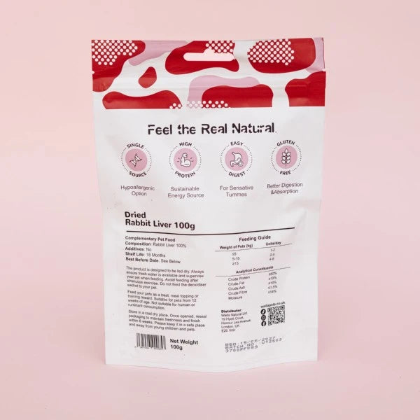 Freeze Dried Large Liver Pieces for Dogs & Cats