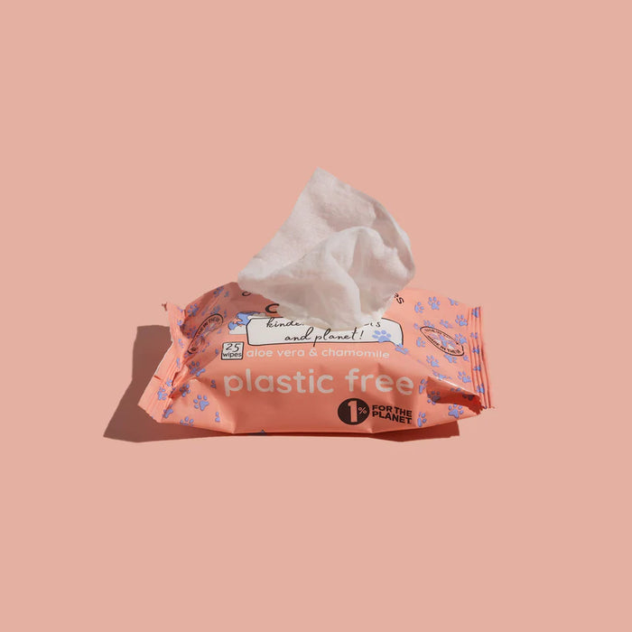 100% Compostable Pet Wipes
