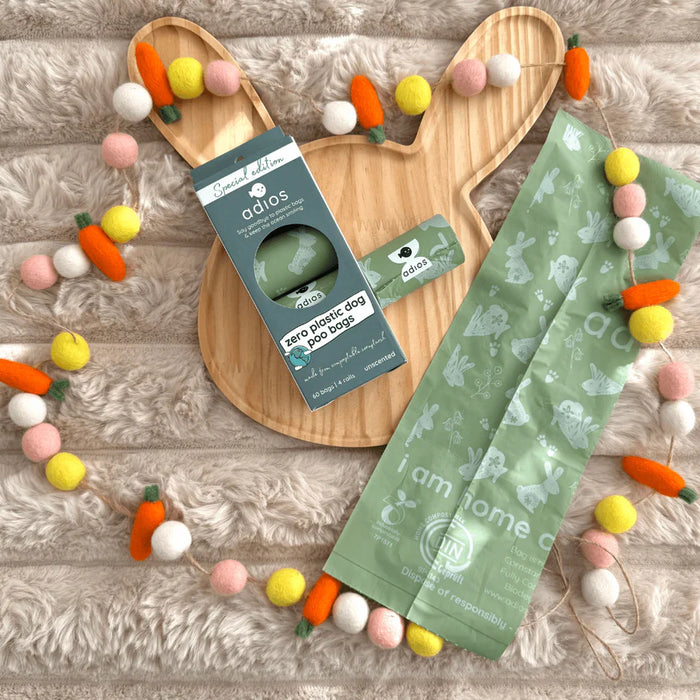 Spring 100% Compostable Dog Poo Bags 🐇