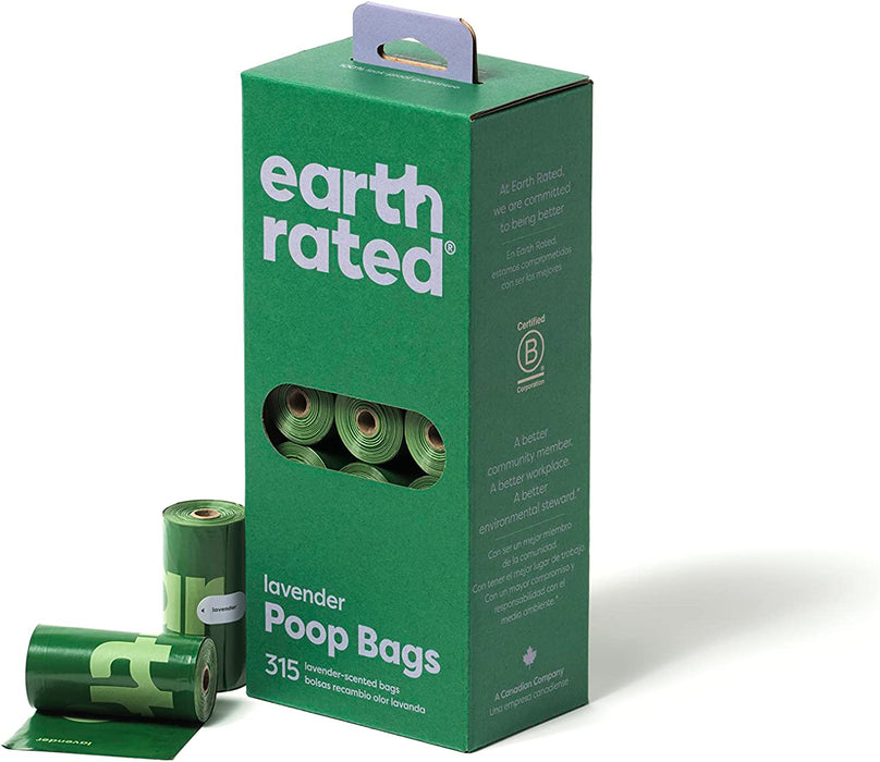 Earth Rated Rolled Poo Bags - unscented 315