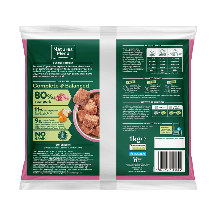 Natures Menu Pork Nuggets