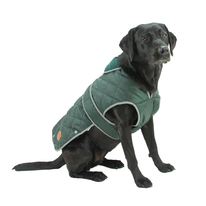 Heritage Green Quilted Coat
