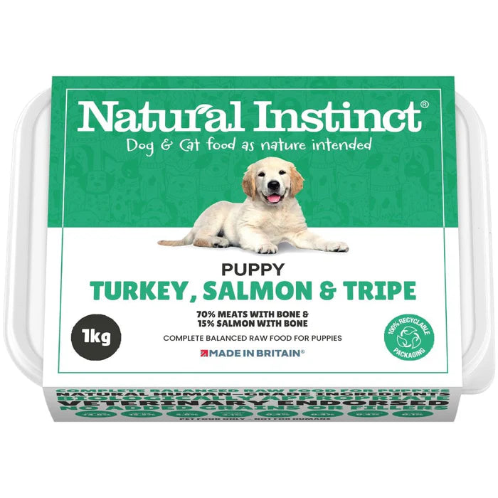 Puppy Turkey, Salmon and Tripe (1kg)