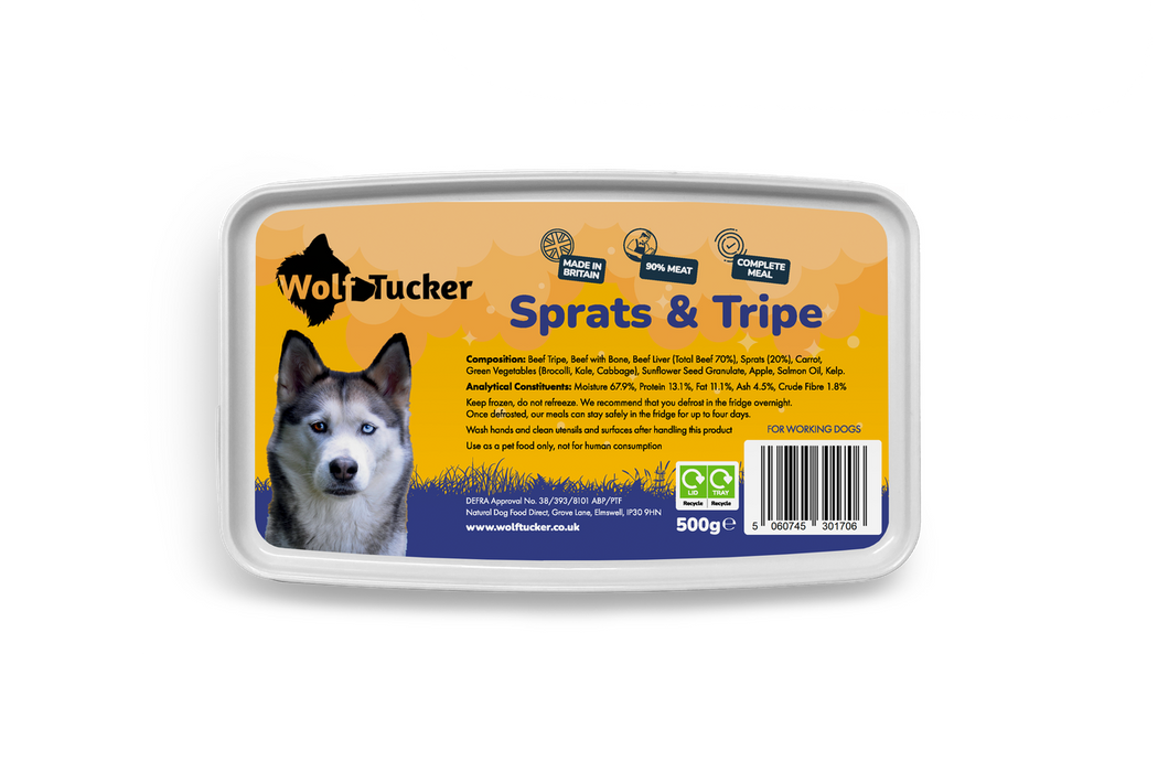 Wolf Tucker Sprats & Tripe Complete