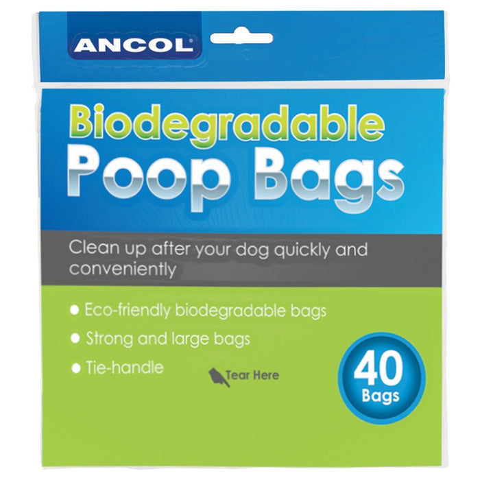 Ancol Biodegradable Poo Bags - 40