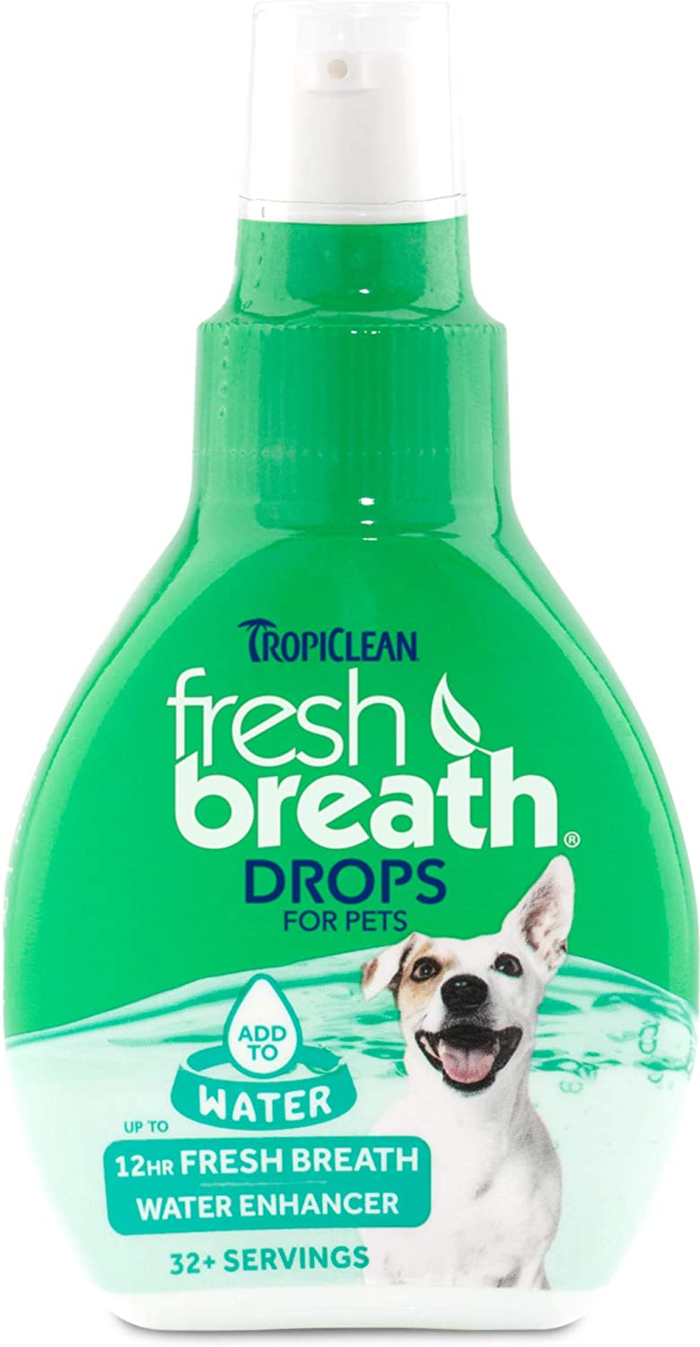 Drops for dogs cheap bad breath