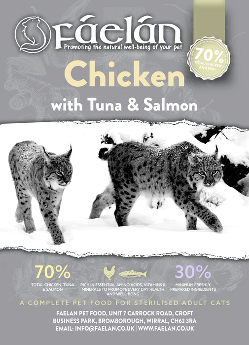 Chicken with Tuna & Salmon - Cat