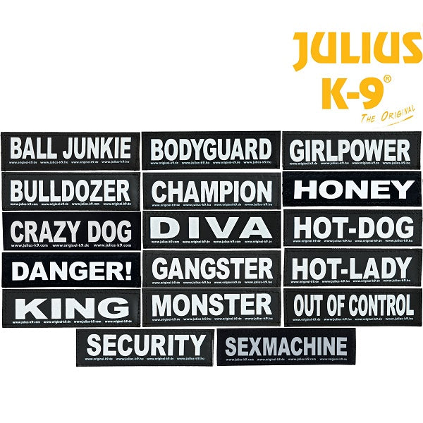 Julius K9 Labels