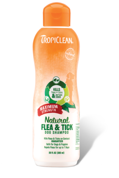 TropiClean Natural Flea & Tick Shampoo Maximum Strength