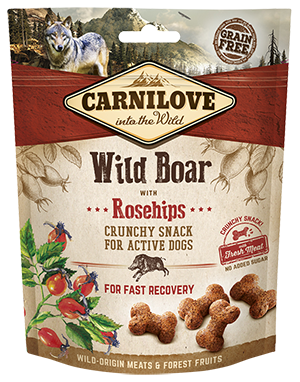 Wild Boar with Rosehipes Crunchy Treat