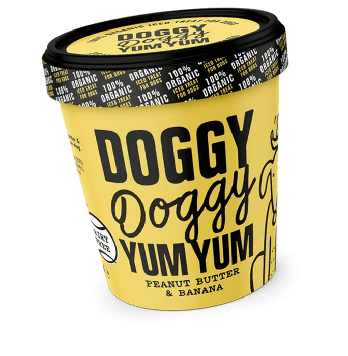 Doggy Doggy Yum Yum Organic Vegan Icecream - Peanut Butter & Banana